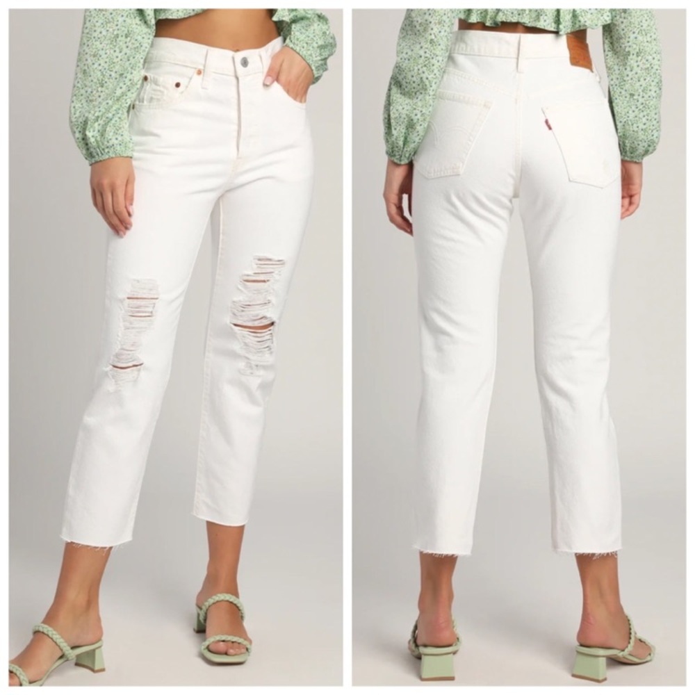 Levi's Women's High Rise Jeans - White